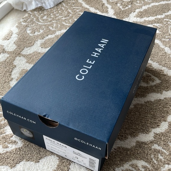 Cole Haan- Marine Blue Knit Zero Grand Sneakers - Picture 12 of 13